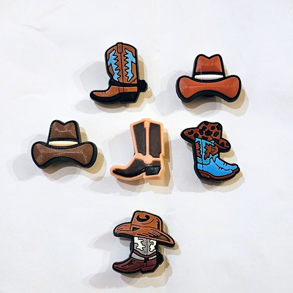 NEW Cowboy Jibbitz Charms for Crocs